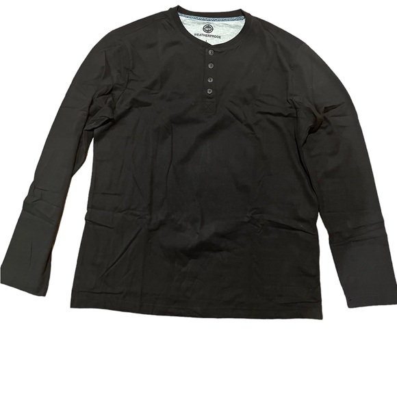 Weatherproof Men’s Long Sleeve Henley Tops 2 Pack - Picture 2 of 4